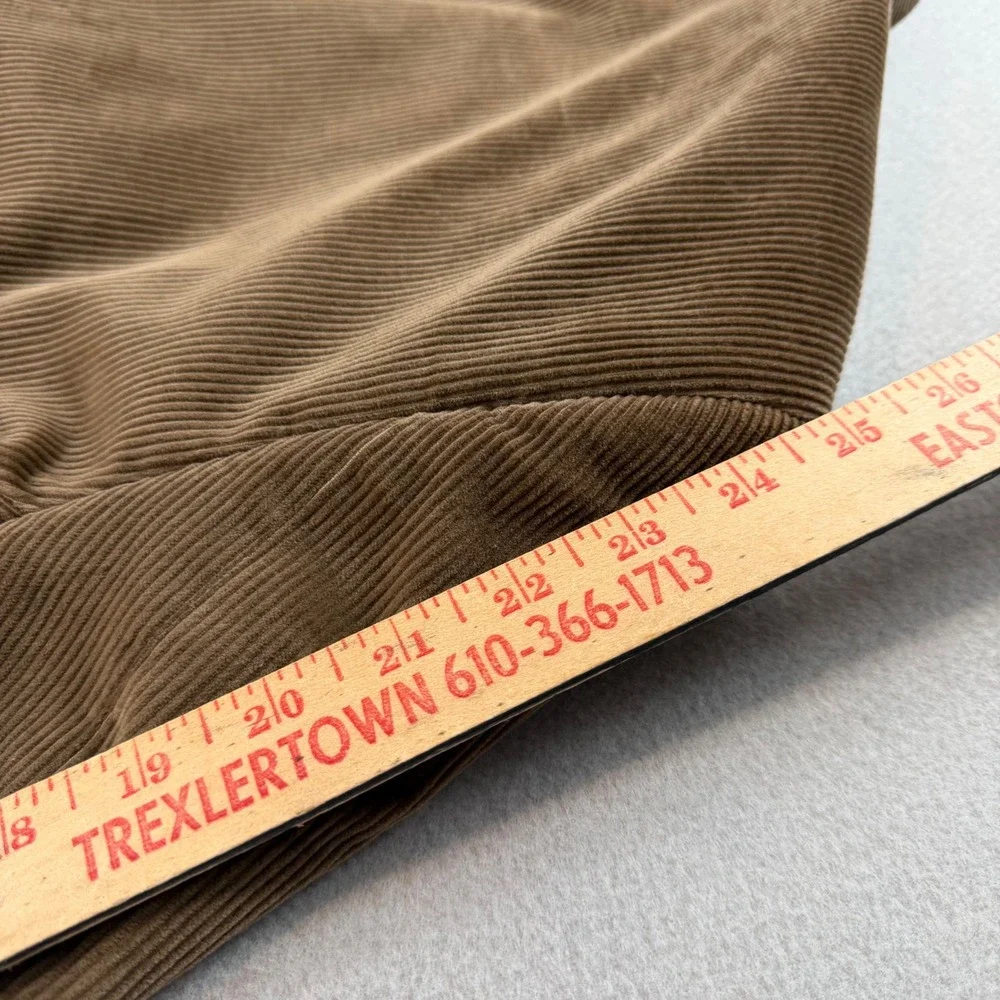 Saddlebred Mens Corduroy Blazer Sport Coat Tan Brown Two Button Jacket 42R